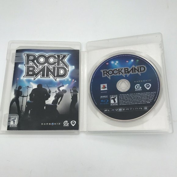 Rock Band (Sony PlayStation 3, 2007) Complete in Box CIB Tested & Working - Picture 3 of 3